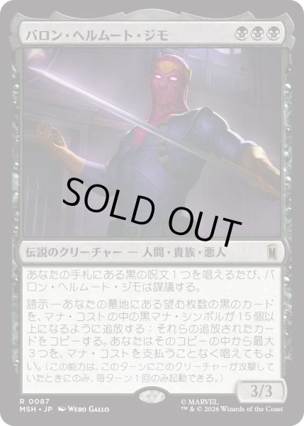 画像1: バロン・ヘルムート・ジモ/Baron Helmut Zemo (MSH) (1)