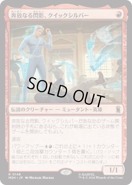 画像1: 奔放なる閃影、クイックシルバー/Quicksilver, Brash Blur (MSH) (1)