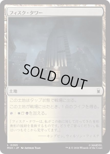 画像1: フィスク・タワー/Fisk Tower (MSH) (1)
