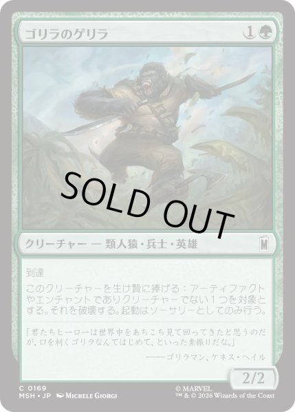 画像1: ゴリラのゲリラ/Guerrilla Gorilla (MSH) (1)
