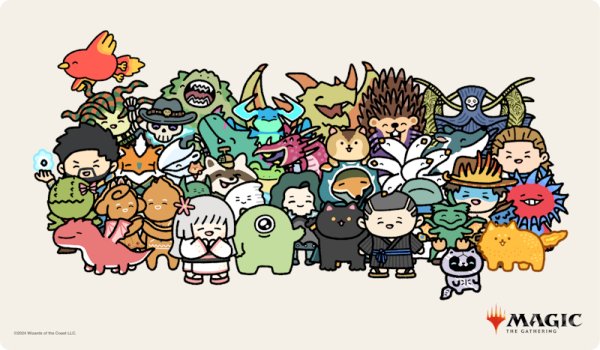 画像1: 週末マジック・ちびキャラ プレイマット 【ジョニーのおすすめ】 (1)
