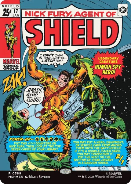 画像1: S.H.I.E.L.D.のエージェント、ニック・フューリー/Nick Fury, Agent of S.H.I.E.L.D. (MSH)【クラシック・コミック版】《Foil》 (1)