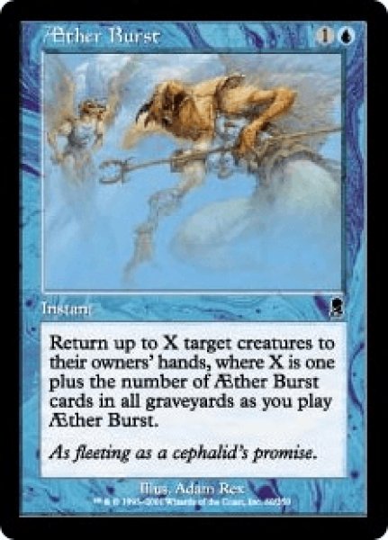画像1: 霊気の噴出/AEther Burst (ODY)《Foil》 (1)
