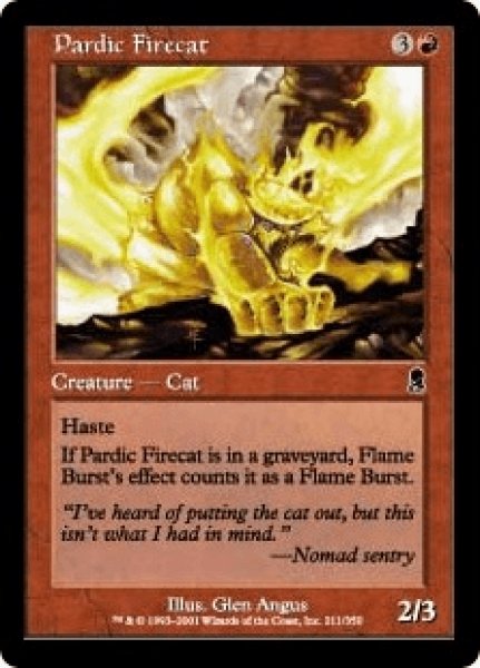 画像1: パーディック山の火猫/Pardic Firecat (ODY)《Foil》 (1)