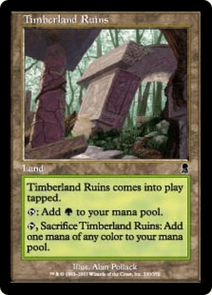 画像1: 森林地の廃墟/Timberland Ruins (ODY)《Foil》 (1)