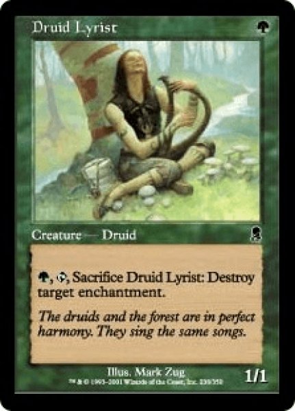 画像1: ドルイドの抒情詩人/Druid Lyrist (ODY)《Foil》 (1)