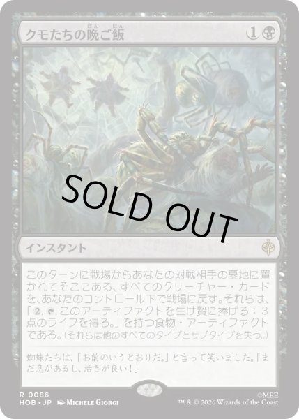 画像1: クモたちの晩ご飯/Supper for Spiders (HOB) (1)