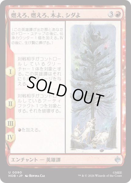 画像1: 燃えろ、燃えろ、木よ、シダよ/Burn, Burn, Tree and Fern (HOB) (1)