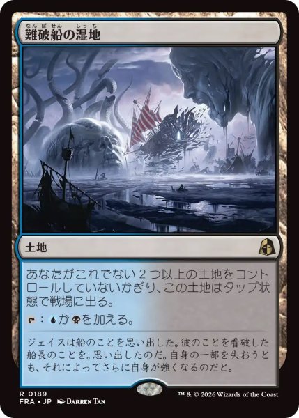 画像1: 難破船の湿地/Shipwreck Marsh (FRA)《Foil》 (1)