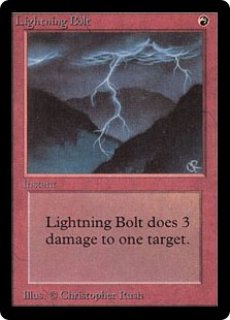 稲妻/Lightning Bolt (LEB) - ジョニーのお店 Magic the Gathering