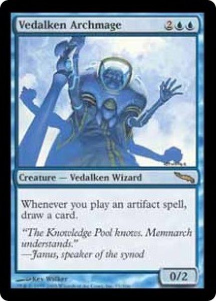 画像1: ヴィダルケンの大魔道士/Vedalken Archmage (MRD) (1)