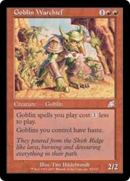 画像1: ゴブリンの戦長/Goblin Warchief (SCG) (1)