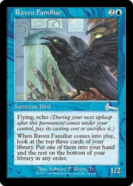 画像1: ワタリガラスの使い魔/Raven Familiar (ULG) (1)