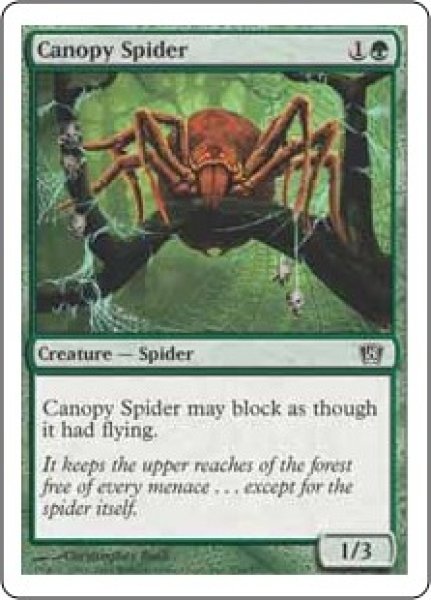 画像1: 梢の蜘蛛/Canopy Spider (8ED)《Foil》 (1)