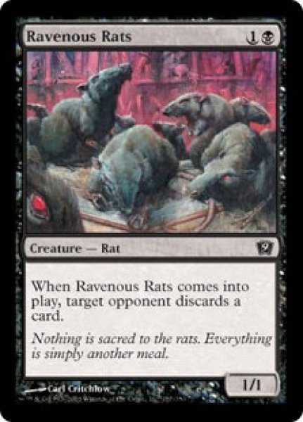 画像1: 貪欲なるネズミ/Ravenous Rats (9ED)《Foil》 (1)