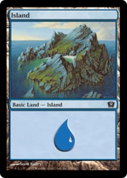 画像1: 島/Island　【Ver.4】 (9ED)《Foil》 (1)