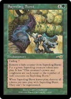 NEM はじける子嚢/Saproling Burst Foil MTG はじける子嚢/Saproling Burst (NEM) - ジョニーのお店 Magic the