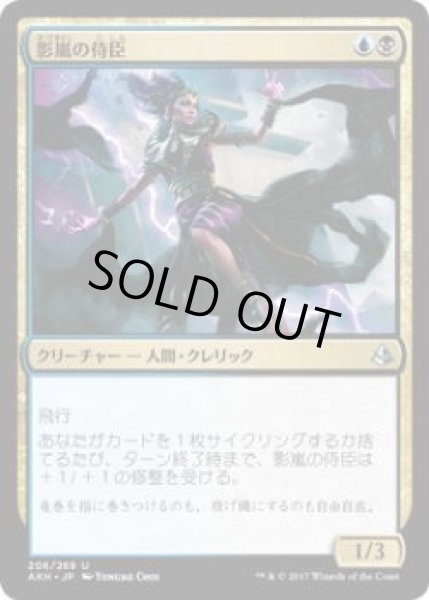 画像1: 影嵐の侍臣/Shadowstorm Vizier(AKH)《Foil》 (1)