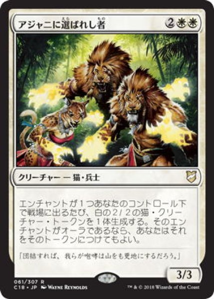 画像1: アジャニに選ばれし者/Ajani's Chosen (C18) (1)