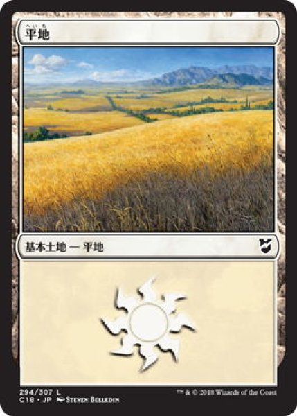 画像1: 平地/Plains【Ver.2】(C18) (1)