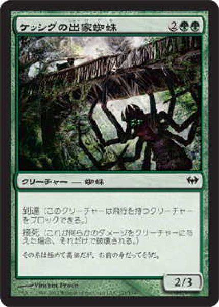 画像1: ケッシグの出家蜘蛛/Kessig Recluse (DKA)《Foil》 (1)