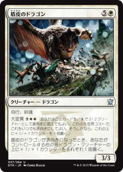 画像1: 盾皮のドラゴン/Shieldhide Dragon (DTK)《Foil》 (1)