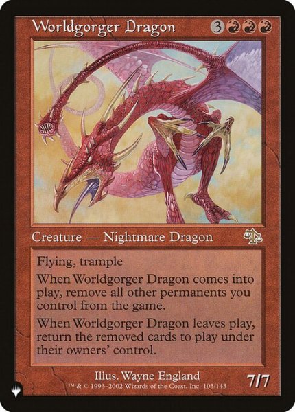 画像1: 世界喰らいのドラゴン/Worldgorger Dragon (LST) (1)