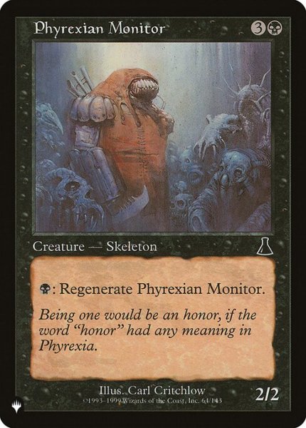 画像1: ファイレクシアの監視者/Phyrexian Monitor (LST) (1)