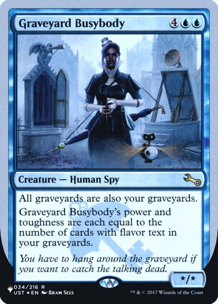 画像1: Graveyard Busybody (LST)《Foil》 (1)