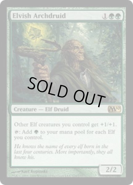 画像1: エルフの大ドルイド/Elvish Archdruid (M10)《Foil》 (1)