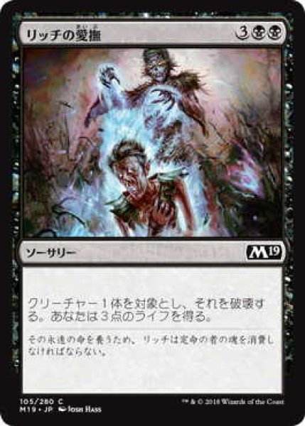 画像1: リッチの愛撫/Lichs Caress (M19)《Foil》 (1)