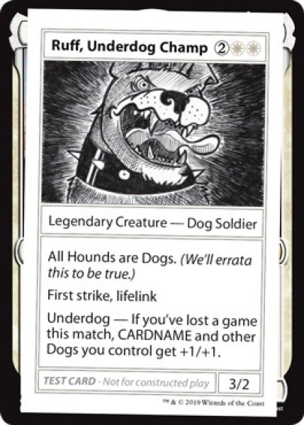 画像1: Ruff, Underdog Champ (Mystery Booster)【エンブレム無し】 (1)