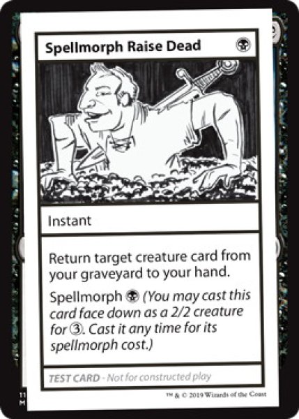 画像1: Spellmorph Raise Dead (Mystery Booster)【エンブレム無し】 (1)