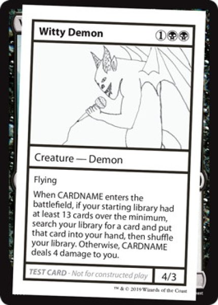 画像1: Witty Demon (Mystery Booster)【エンブレム無し】 (1)