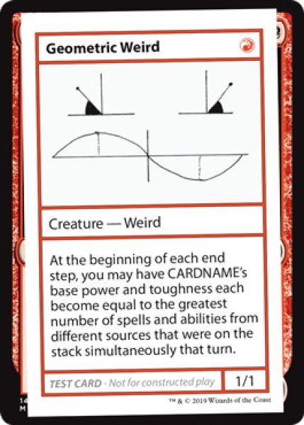 画像1: Geometric Weird (Mystery Booster)【エンブレム無し】 (1)