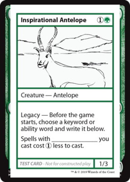 画像1: Inspirational Antelope (Mystery Booster)【エンブレム無し】 (1)