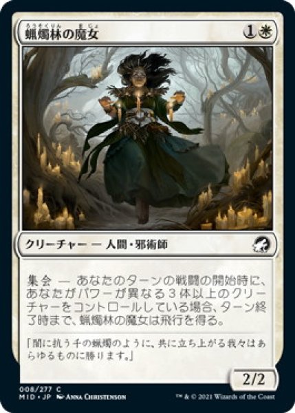 画像1: 蝋燭林の魔女/Candlegrove Witch (MID)《Foil》 (1)