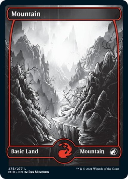 画像1: 山/Mountain 【Ver.2】 (MID)《Foil》 (1)
