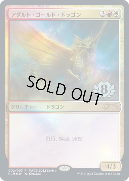 画像1: アダルト・ゴールド・ドラゴン/Adult Gold Dragon (PWCS) (1)