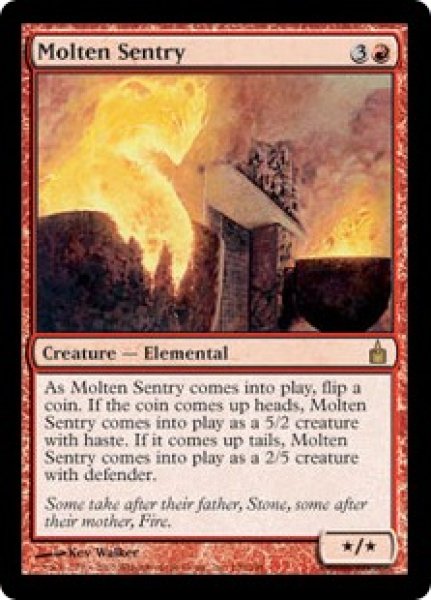 画像1: 溶鉄の歩哨/Molten Sentry (RAV)《Foil》 (1)
