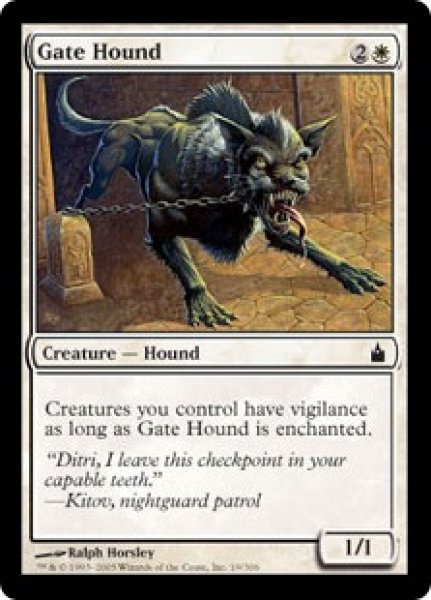 画像1: 門番の猟犬/Gate Hound (RAV)　《Foil》 (1)