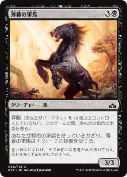 画像1: 薄暮の軍馬/Dusk Charger (RIX) (1)