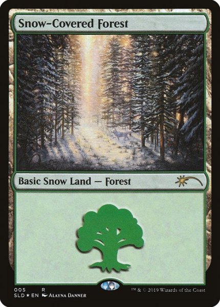 画像1: 冠雪の森/Snow-Covered Forest (005) (SLD)《Foil》 (1)