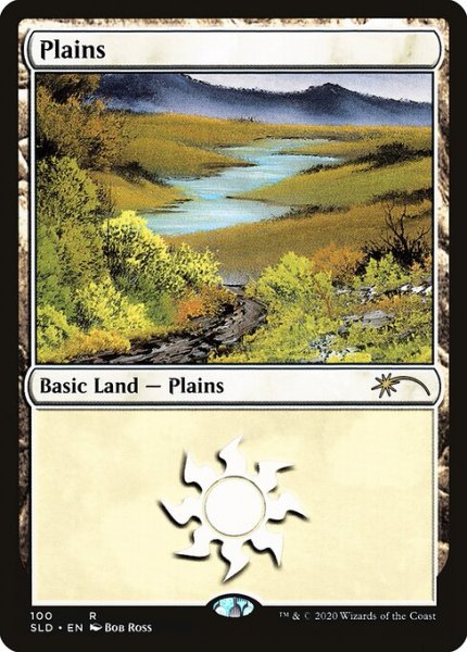 画像1: 平地/Plains (100) (SLD)《Foil》 (1)