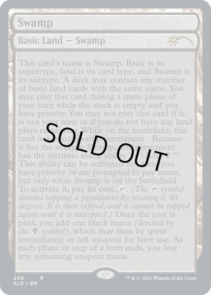 画像1: 沼/Swamp (256) (SLD)《Foil》 (1)