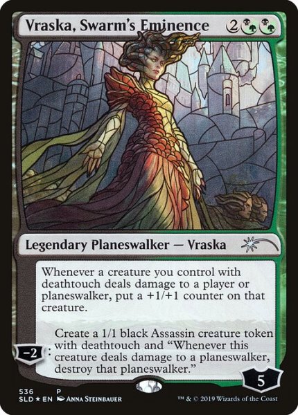 画像1: 群集の威光、ヴラスカ/Vraska, Swarm's Eminence (536) (SLD)《Foil》 (1)