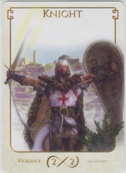 画像1: 騎士/Knight (Terese Nielsen Token)《Foil》 (1)