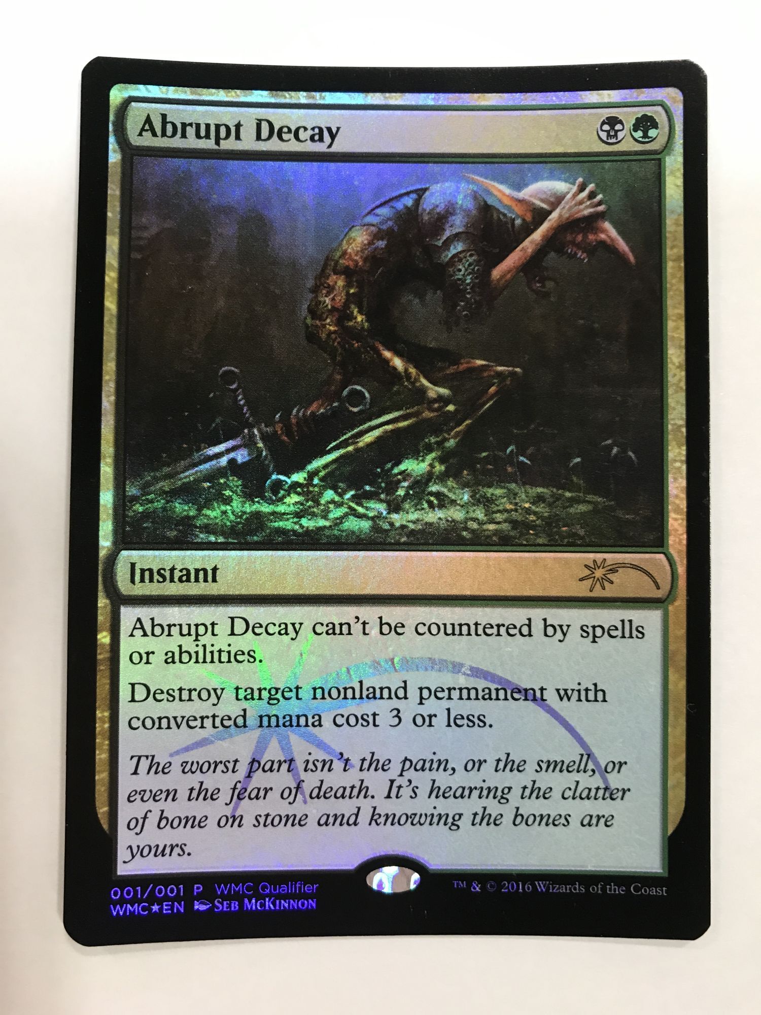 Foil】《突然の衰微/Abrupt Decay》[RTR] 金R | 日本最大級 MTG通販サイト「晴れる屋」