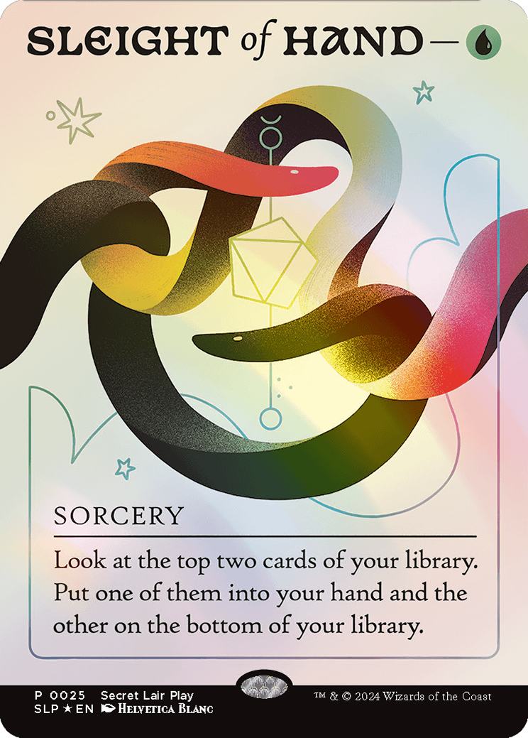 手練/Sleight of Hand (SLP)《Foil》 - ジョニーのお店 Magic the