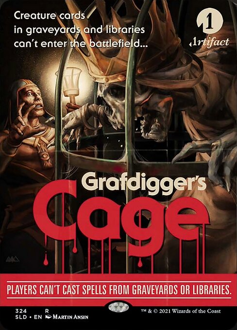 【18％OFF】 墓掘りの檻/Grafdigger's Cage (324) (SLD) - ジョニーのお店 マジック：ザ・ギャザリング
